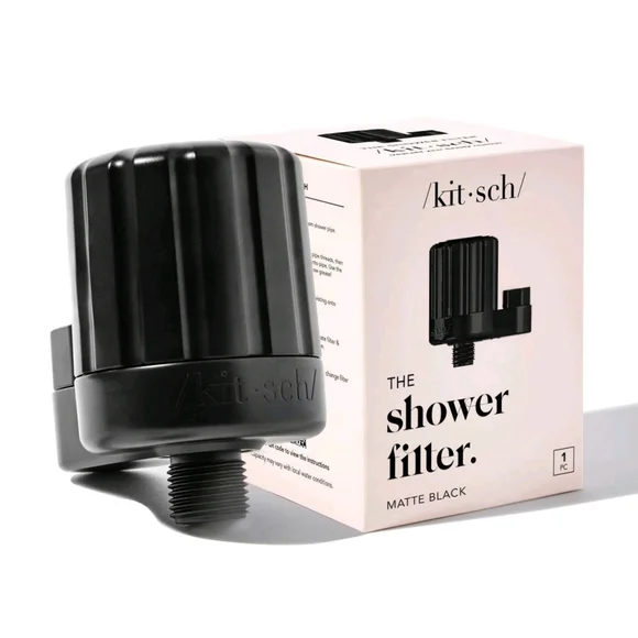 Kitsch NWT Mass Purifying Shower Filter in Black - Picture 1 of 6